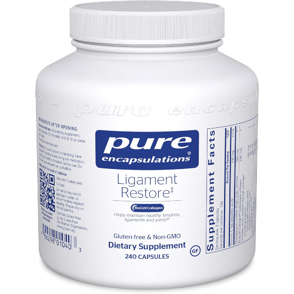 Мультивитамин Pure Encapsulations Ligament Restore, 240 капсул
Мультивитамин Pure Encapsulations Ligament Restore, 240 капсул