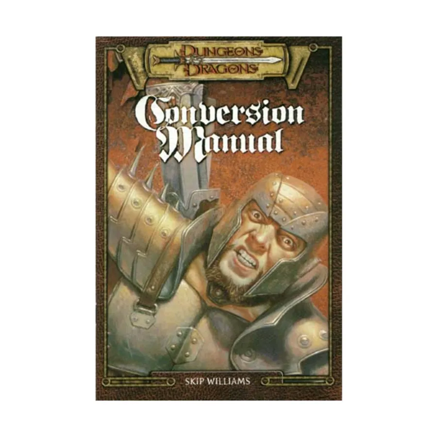 Conversion Manual - Convert to 3rd Edition, Dungeons & Dragons (3rd Edition) (d20) - Dungeon Master's Guides & Miscellaneous, мягкая обложка
Conversion Manual - Convert to 3rd Edition, Dungeons & Dragons (3rd Edition) (d20) - Dungeon Master's Guides & Miscellaneous, мягкая обложка
