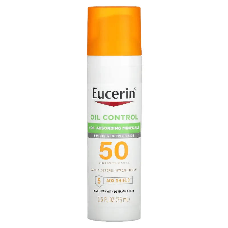 Солнцезащитный лосьон для лица Eucerin Oil Control SPF 50, 75 мл
Солнцезащитный лосьон для лица Eucerin Oil Control SPF 50, 75 мл