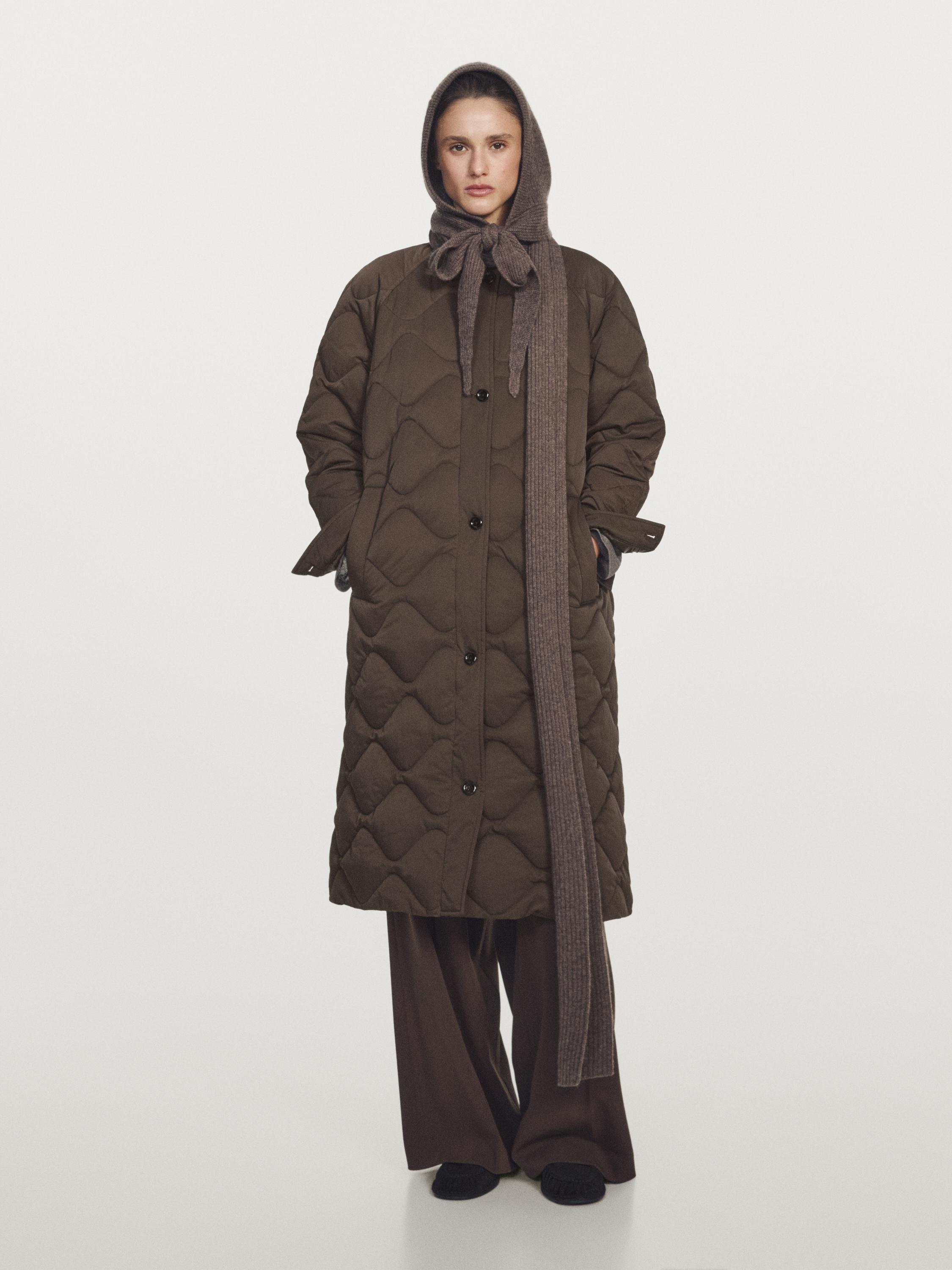 Длинная водоотталкивающая куртка-пуховик Massimo Dutti, Dark Khaki
Длинная водоотталкивающая куртка-пуховик Massimo Dutti, Dark Khaki