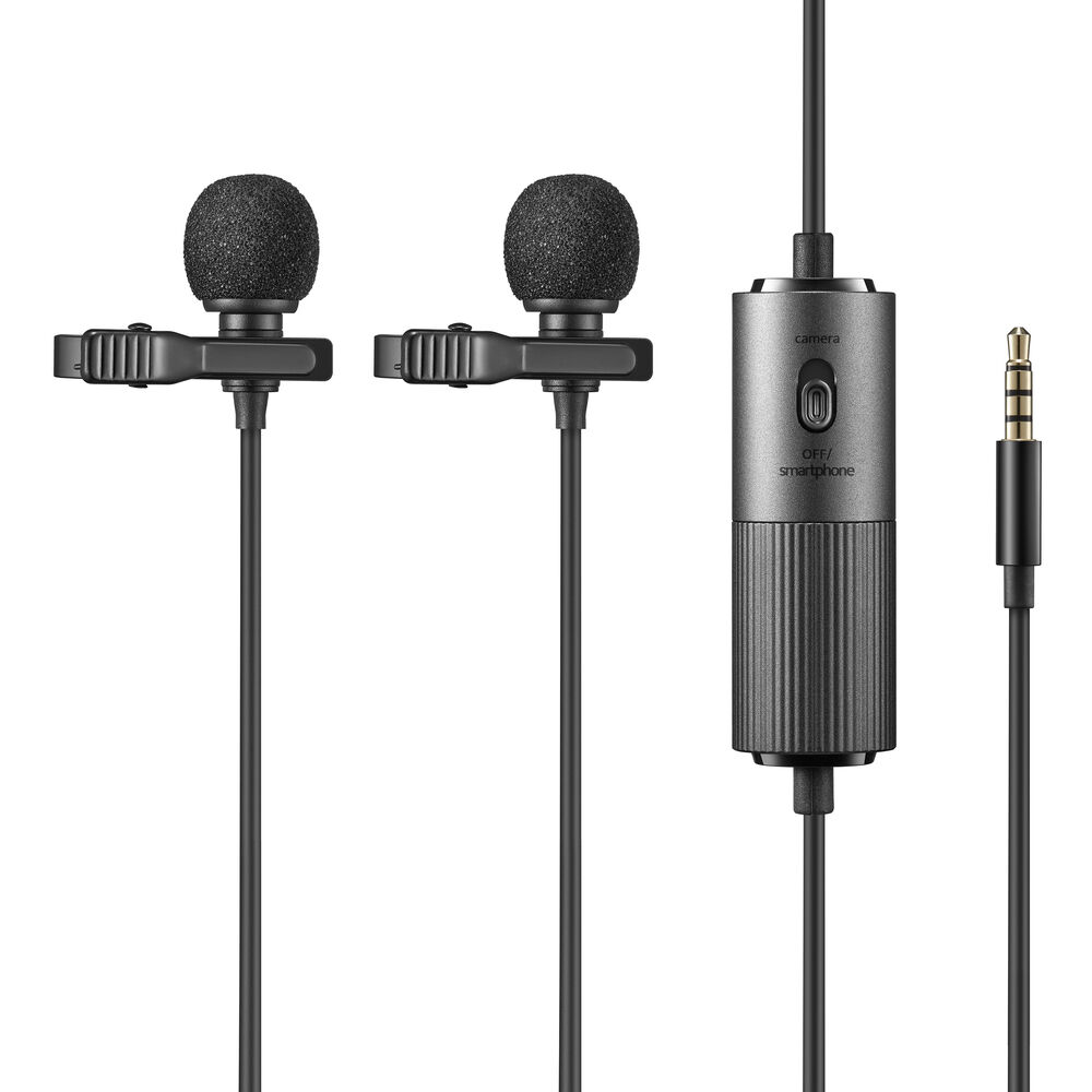Godox LMD-40C Двойной всенаправленный петличный микрофон 
Godox LMD-40C Двойной всенаправленный петличный микрофон