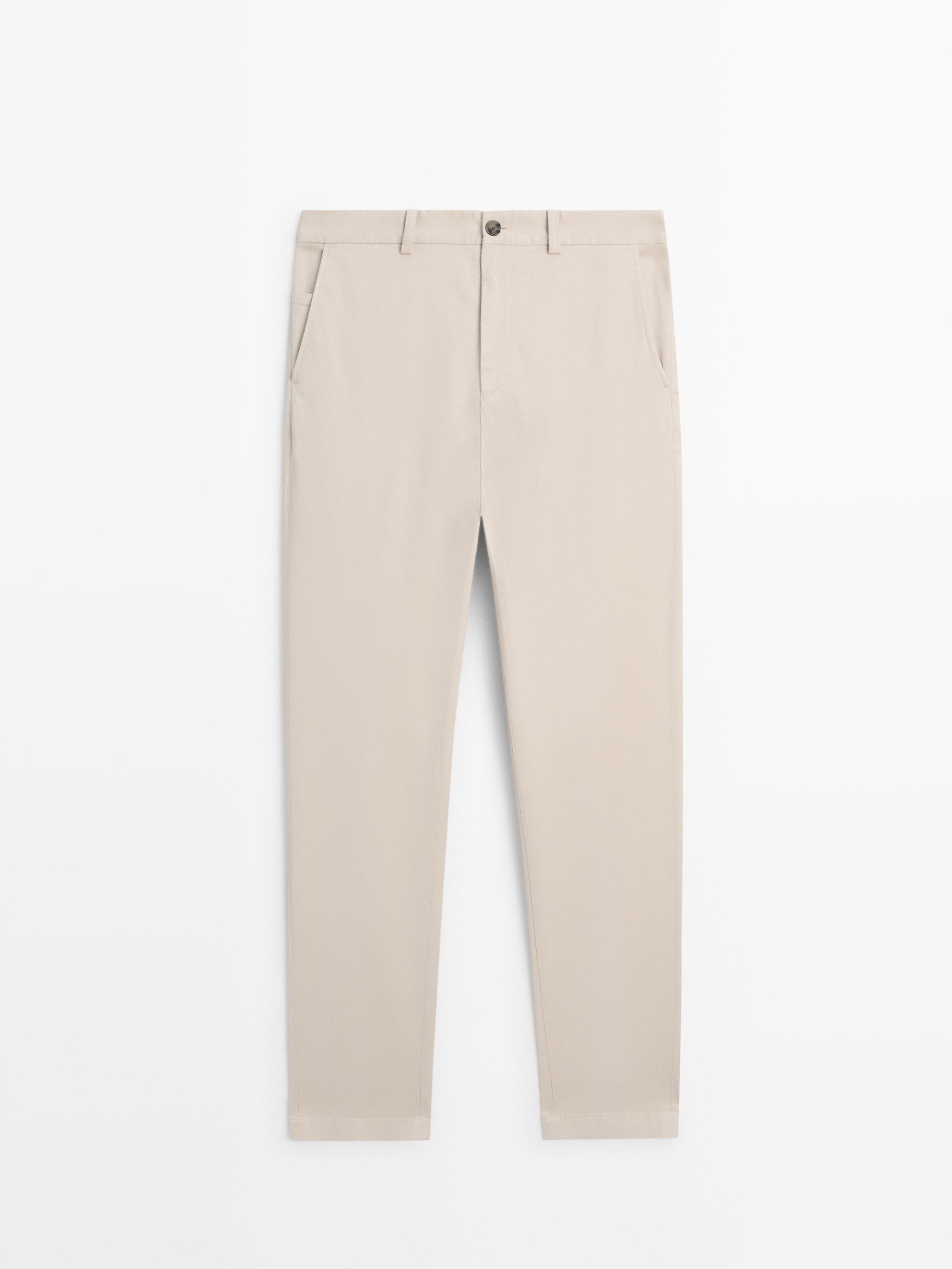 Брюки jogger из хлопковой смеси Massimo Dutti, beige
Брюки jogger из хлопковой смеси Massimo Dutti, beige