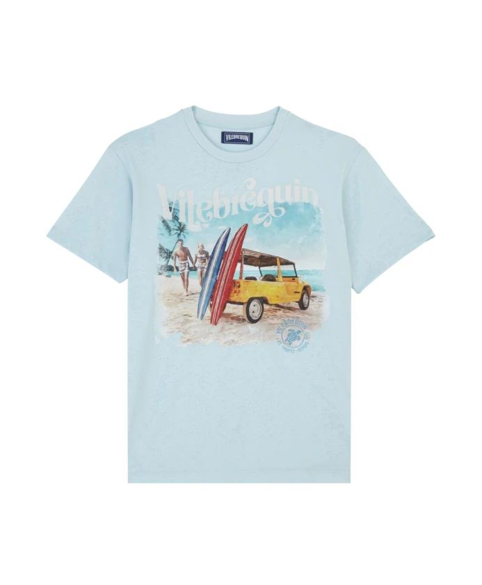 Хлопковая футболка для серфинга Vilebrequin, синий
Хлопковая футболка для серфинга Vilebrequin, синий