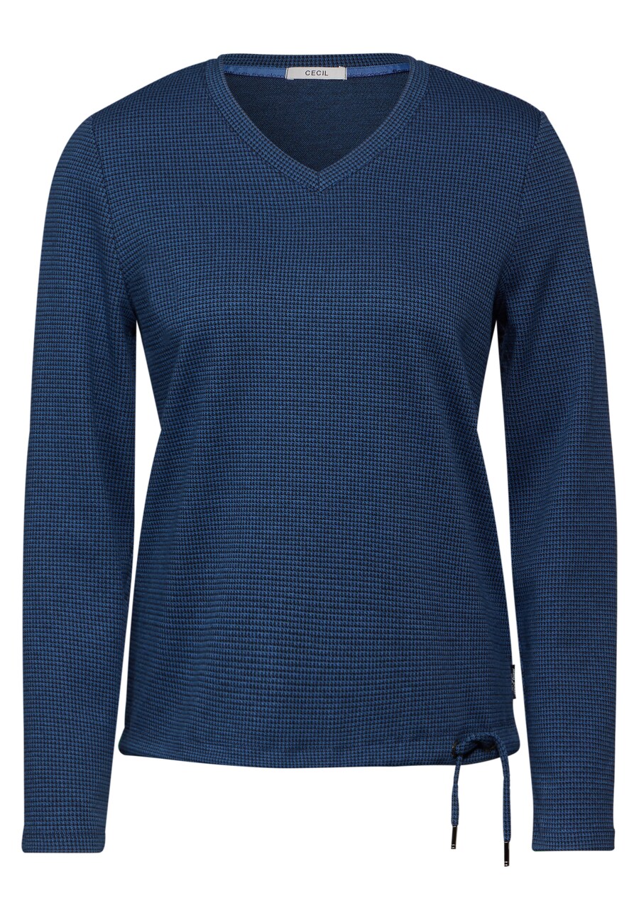 Лонгслив CECIL Shirt, ночной синий 
Лонгслив CECIL Shirt, ночной синий