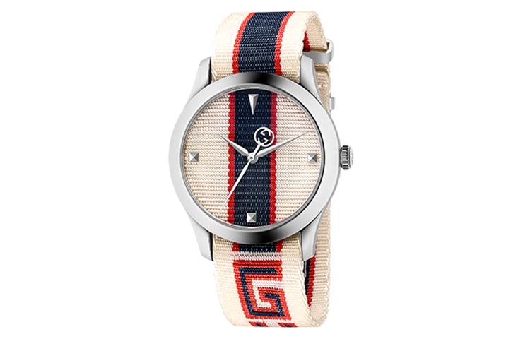 GUCCI Часы G Timeless Collection Wrist Watch Quartz Movement Fabric Strap White Dial Men's Watch
GUCCI Часы G Timeless Collection Wrist Watch Quartz Movement Fabric Strap White Dial Men's Watch