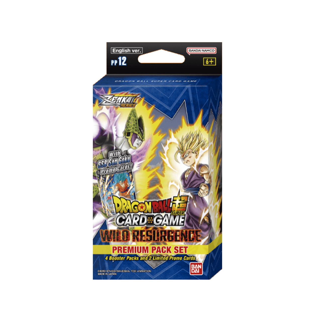 Карточная игра Dragon Ball Super TCG: Wild Resurgence - Zenkai Series 04 - Premium Pack Set PP12
Карточная игра Dragon Ball Super TCG: Wild Resurgence - Zenkai Series 04 - Premium Pack Set PP12