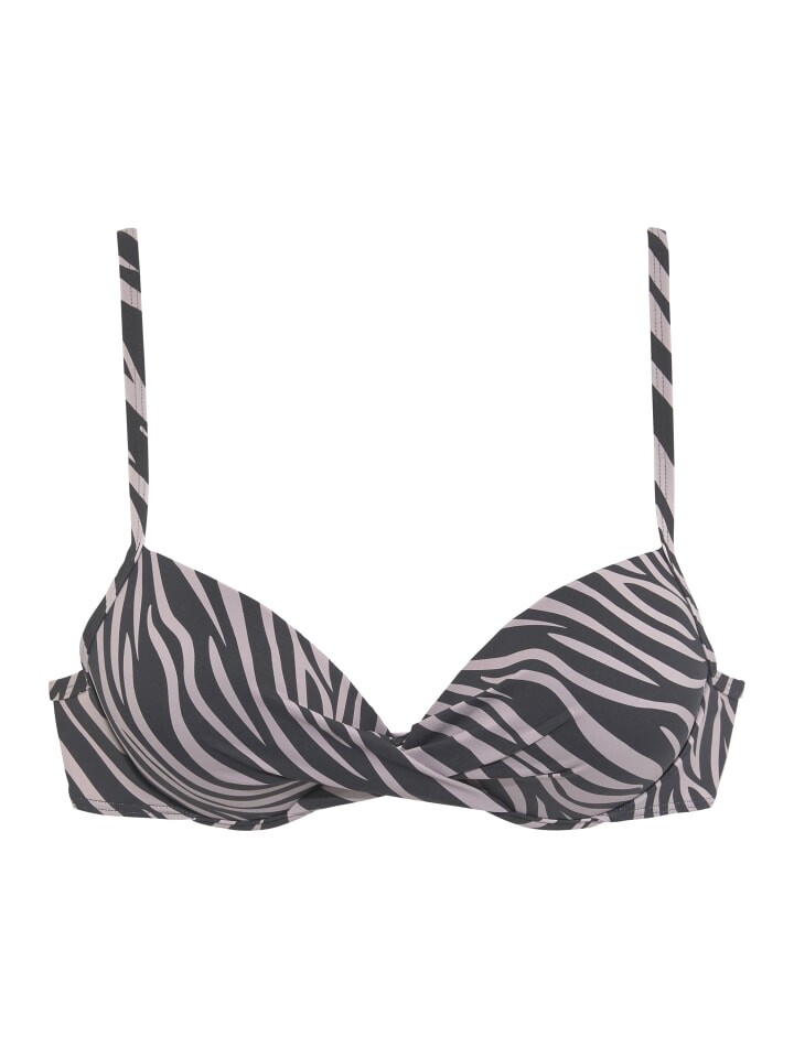 Верх бикини LASCANA, цвет schwarz/bedruckt
Верх бикини LASCANA, цвет schwarz/bedruckt