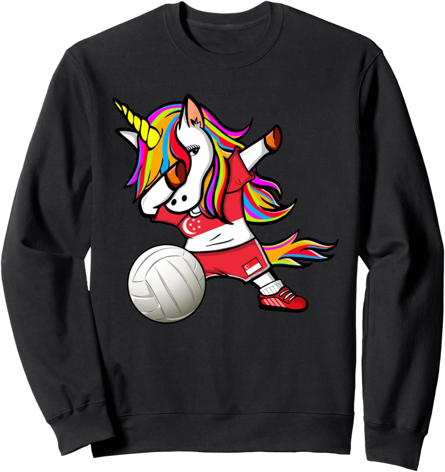 Милый танцующий единорог, сингапурская волейбольная команда, флаг Сингапура - спортивная толстовка с символикой Сингапура, черная Teeisle Singapore Volleyball, Черный, Милый танцующий единорог, сингапурская волейбольная команда, флаг Сингапура - спортивна
Милый танцующий единорог, сингапурская волейбольная команда, флаг Сингапура - спортивная толстовка с символикой Сингапура, черная Teeisle Singapore Volleyball, Черный, Милый танцующий единорог, сингапурская волейбольная команда, флаг Сингапура - спортивна