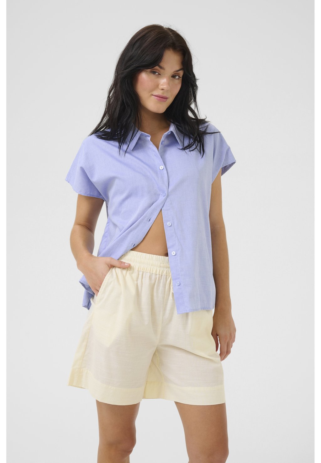 Блузка на пуговицах STINOMW BOXY My Essential Wardrobe, синий
Блузка на пуговицах STINOMW BOXY My Essential Wardrobe, синий