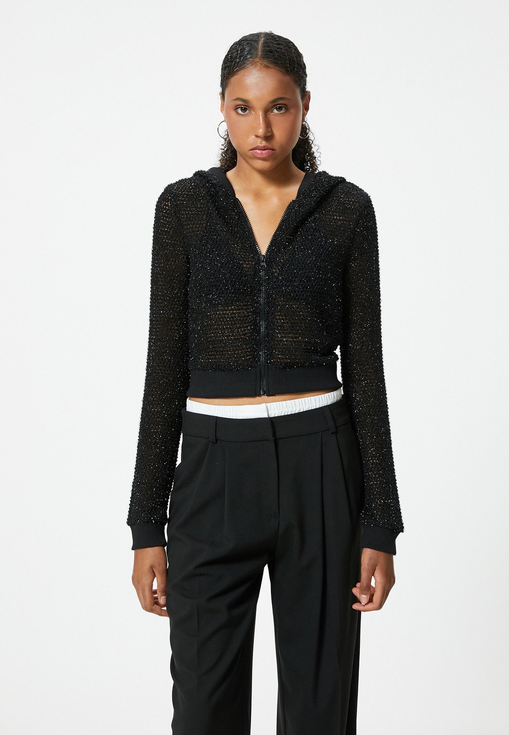 Кардиган LONG SLEEVE CROP Koton, черный
Кардиган LONG SLEEVE CROP Koton, черный