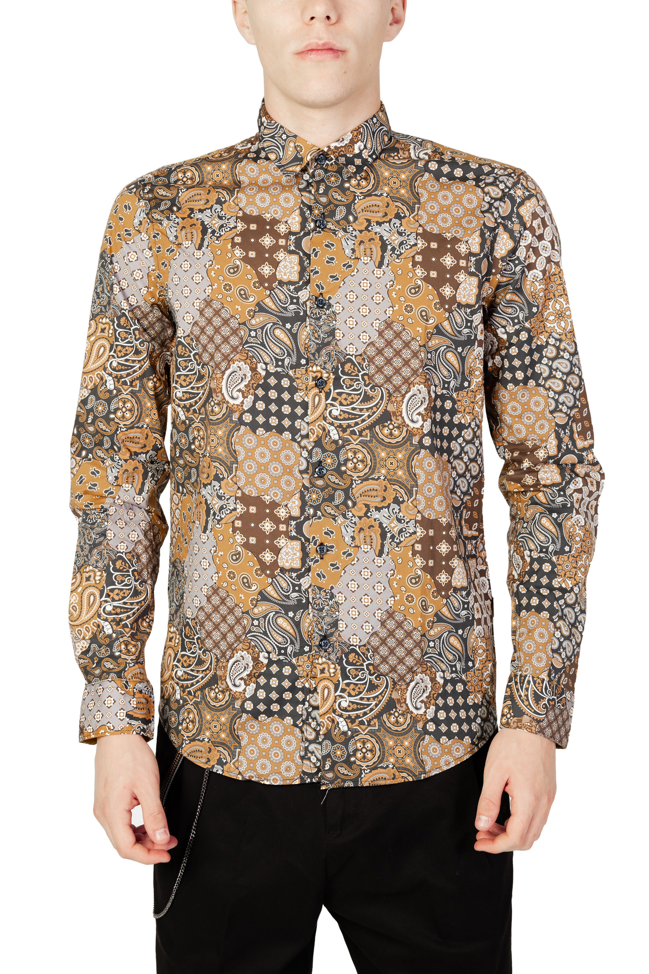 Рубашка Gianni Lupo с рисунком, бежевый
Рубашка Gianni Lupo с рисунком, бежевый