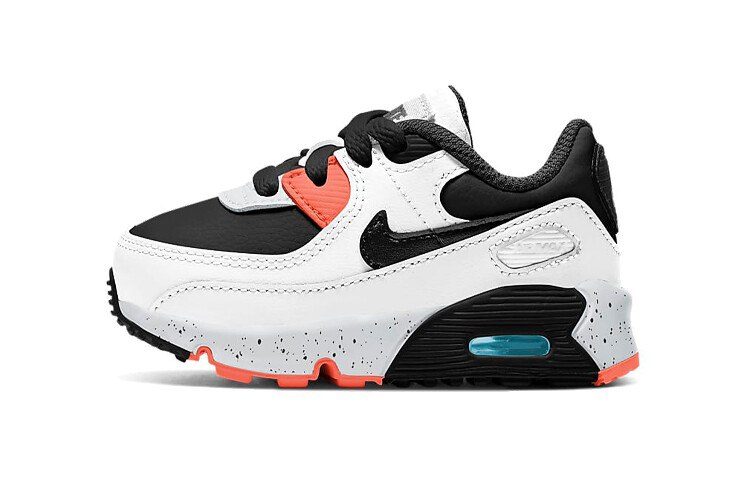 Кроссовки Nike Air Max 90, белый/черный/оранжевый 
Кроссовки Nike Air Max 90, белый/черный/оранжевый