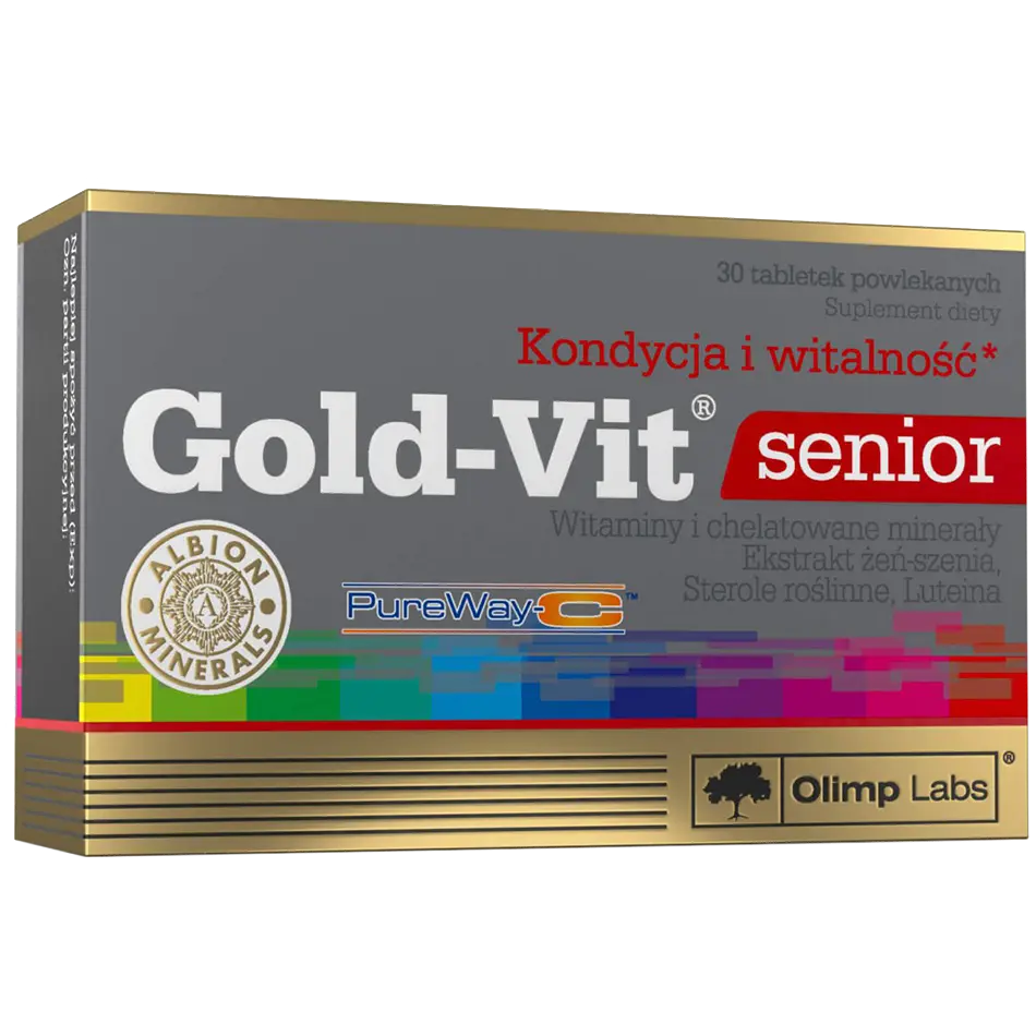 Olimp Gold-Vit Senior биологически активная добавка, 30 таблеток/1 упаковка
Olimp Gold-Vit Senior биологически активная добавка, 30 таблеток/1 упаковка