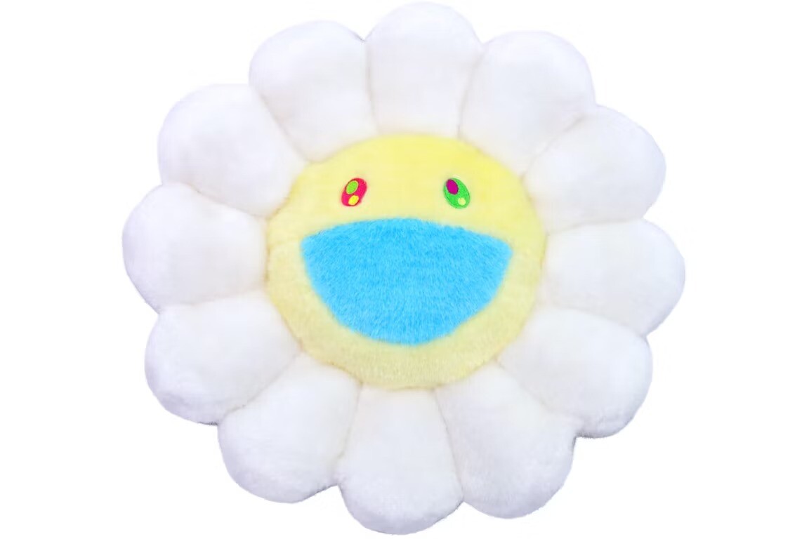 Мягкая плюшевая фигурка Takashi Murakami Flower, 30 см, белый/желтый/голубой
Мягкая плюшевая фигурка Takashi Murakami Flower, 30 см, белый/желтый/голубой