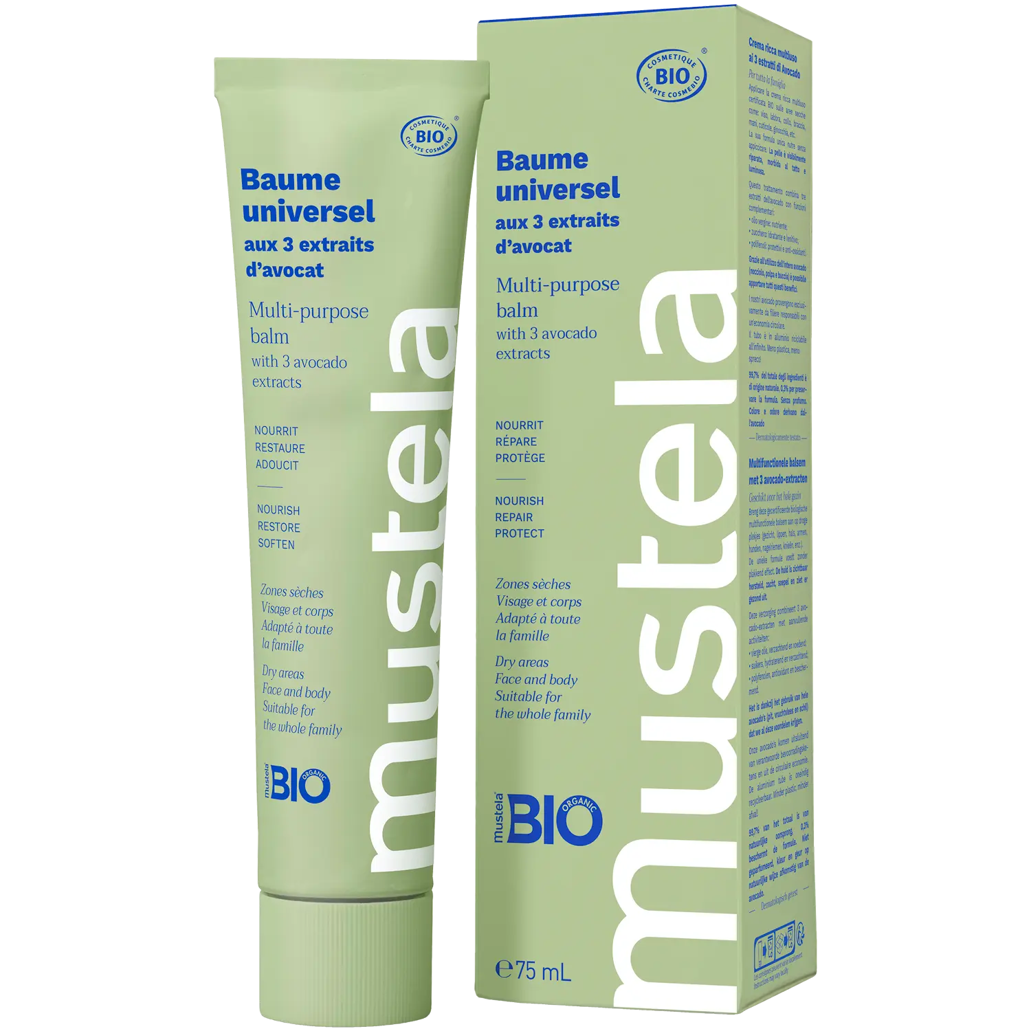 Mustela многофункциональный бальзам, 75 мл
Mustela многофункциональный бальзам, 75 мл
