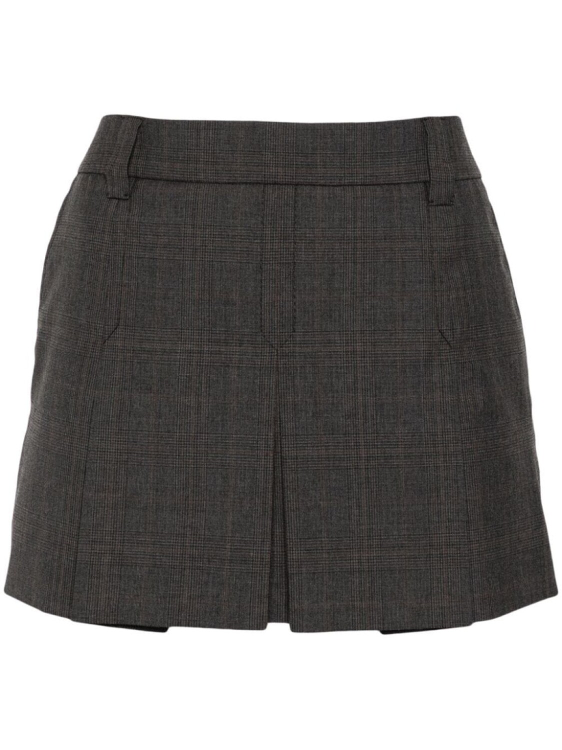 Miu Miu юбка мини с нашивкой-логотипом, серый
Miu Miu юбка мини с нашивкой-логотипом, серый