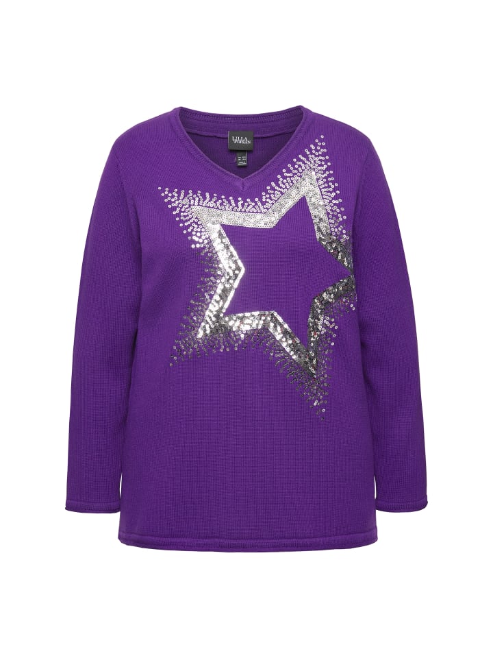 Пуловер Ulla Popken Pullover, цвет dunkles violett
Пуловер Ulla Popken Pullover, цвет dunkles violett