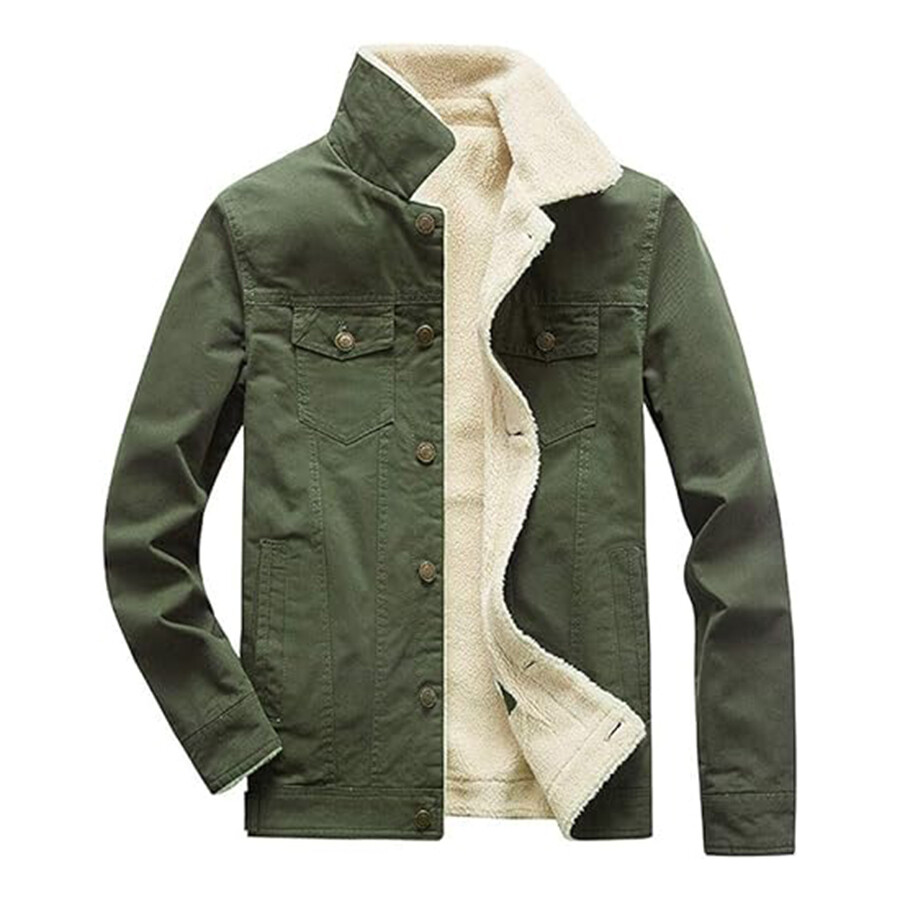 Мужская классическая зимняя куртка DSDZ Fleece Lined, зеленый
Мужская классическая зимняя куртка DSDZ Fleece Lined, зеленый