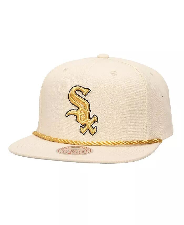Мужская кремовая кепка Chicago White Sox Golden Ivory Snapback Mitchell & Ness, бежевый
Мужская кремовая кепка Chicago White Sox Golden Ivory Snapback Mitchell & Ness, бежевый