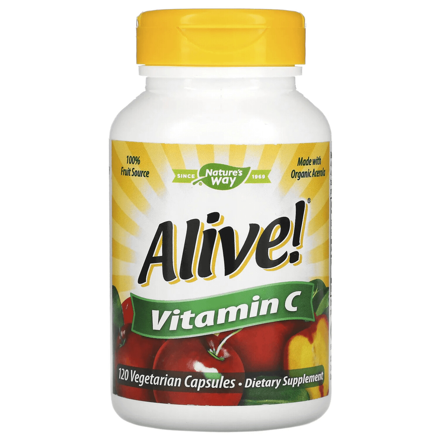 Фруктовый источник витамина С Nature's Way, 120 капсул
Фруктовый источник витамина С Nature's Way, 120 капсул