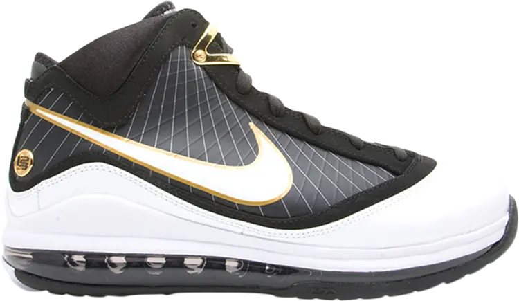 Кроссовки Nike Air Max LeBron 7 'Black White Gold', черный
Кроссовки Nike Air Max LeBron 7 'Black White Gold', черный