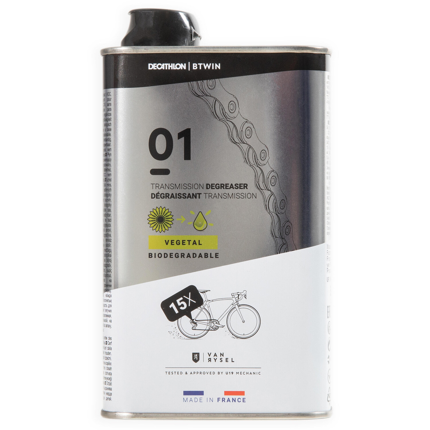 Дегризер для трансмиссии на растительной основе DECATHLON
Дегризер для трансмиссии на растительной основе DECATHLON