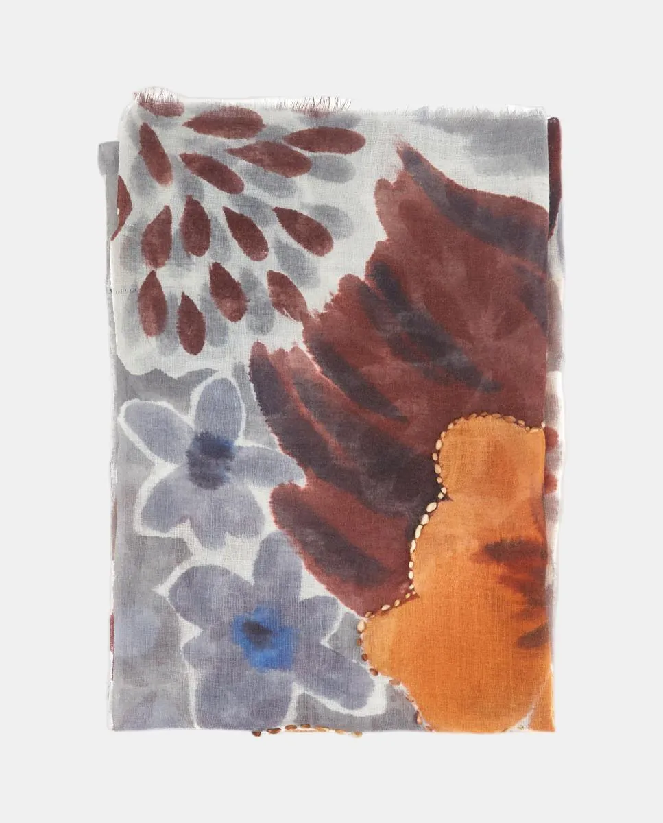 Шерстяной платок с цветочным узором цвета верблюжьей шерсти Abbacino, песочный
Шерстяной платок с цветочным узором цвета верблюжьей шерсти Abbacino, песочный