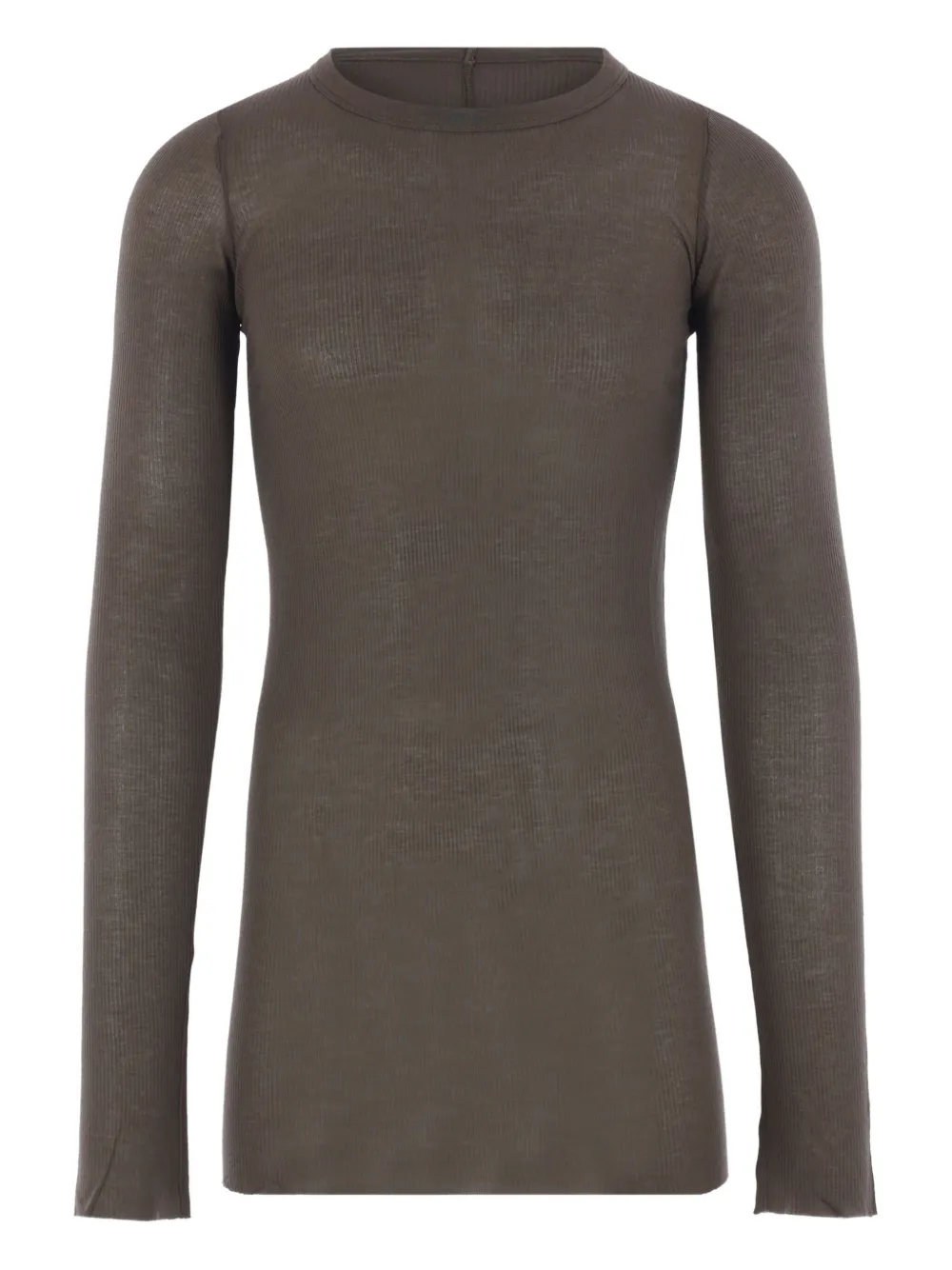 Футболка в рубчик с длинными рукавами Rick Owens, зеленый
Футболка в рубчик с длинными рукавами Rick Owens, зеленый