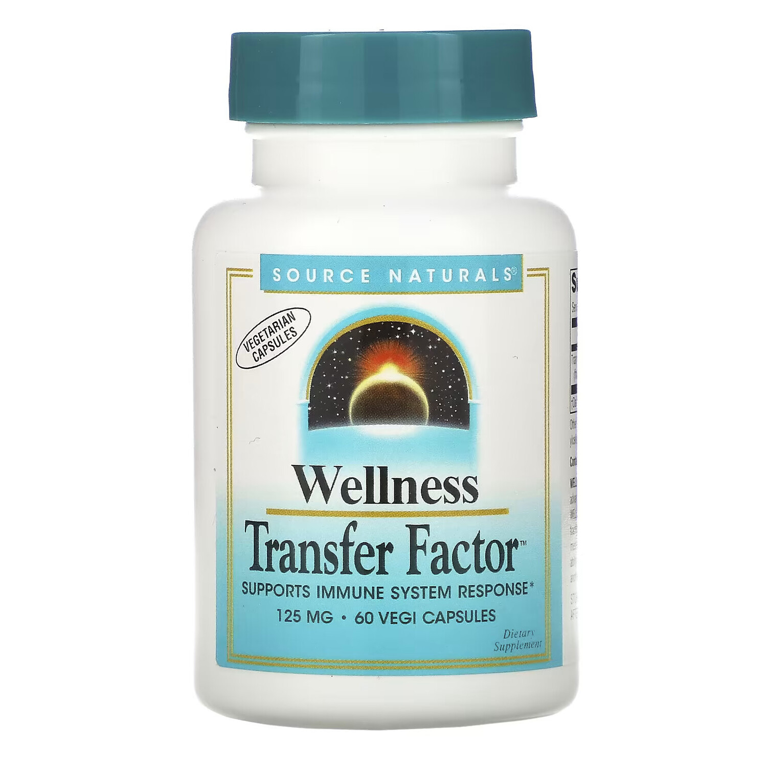 Source Naturals, Wellness Transfer Factor, 125 мг, 60 вегетарианских капсул
Source Naturals, Wellness Transfer Factor, 125 мг, 60 вегетарианских капсул