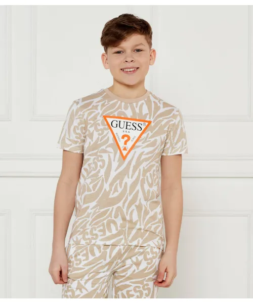 Футболка Regular fit Guess, коричневый 
Футболка Regular fit Guess, коричневый