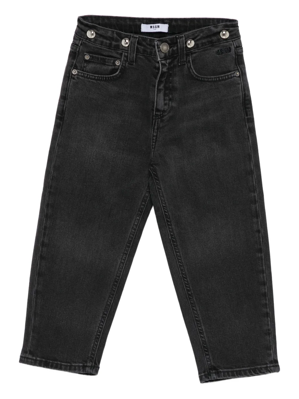 Джинсы на пуговицах MSGM Kids, черный
Джинсы на пуговицах MSGM Kids, черный