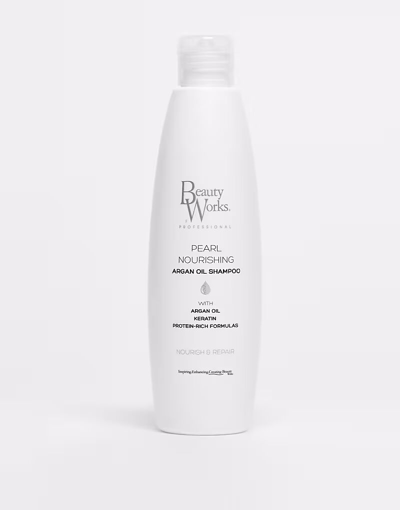 Питательный шампунь с аргановым маслом Pearl 250 мл Beauty Works
Питательный шампунь с аргановым маслом Pearl 250 мл Beauty Works
