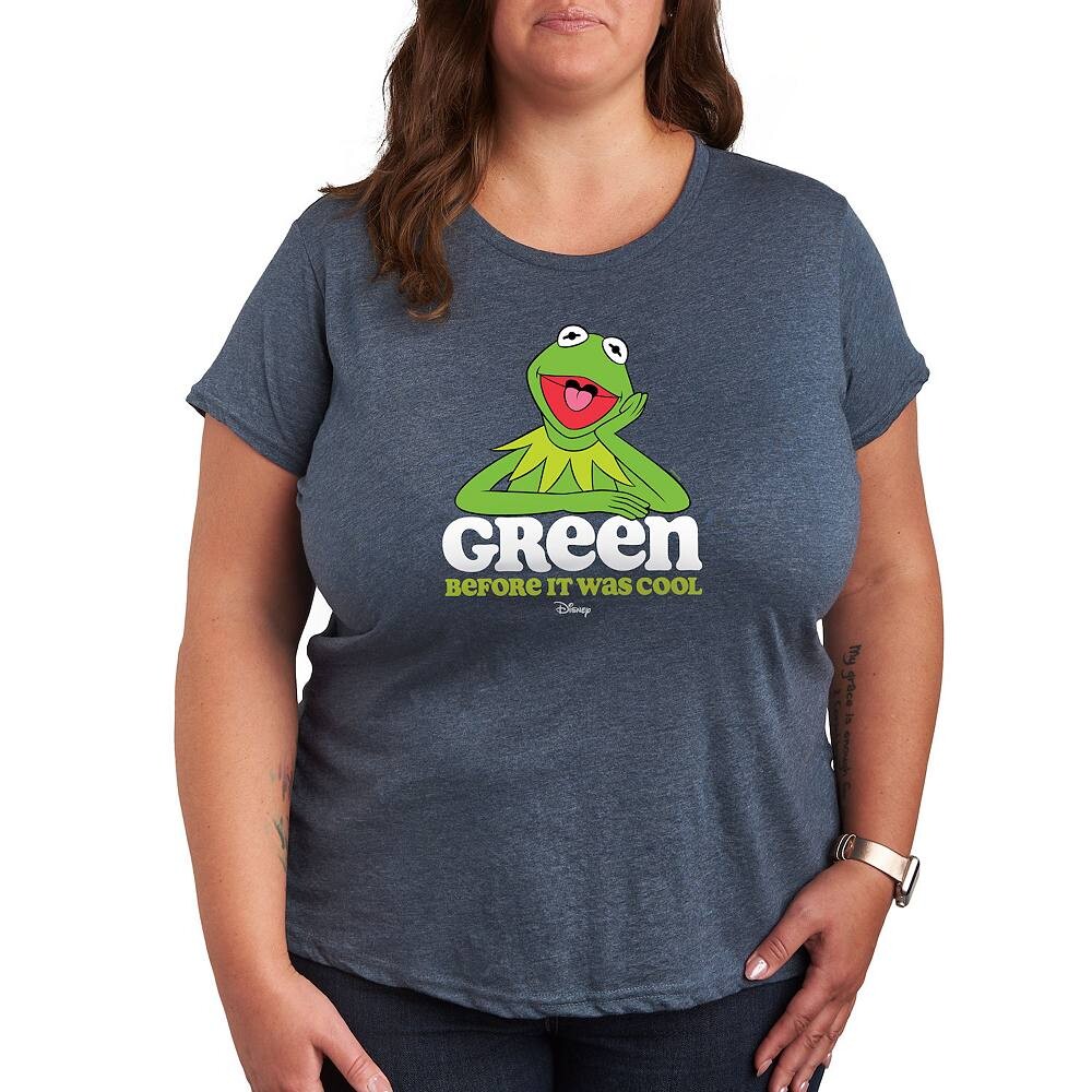 Футболка Disney's The Muppets Kermit Plus Green с рисунком «До того, как это было круто», цвет Heather Blue
Футболка Disney's The Muppets Kermit Plus Green с рисунком «До того, как это было круто», цвет Heather Blue