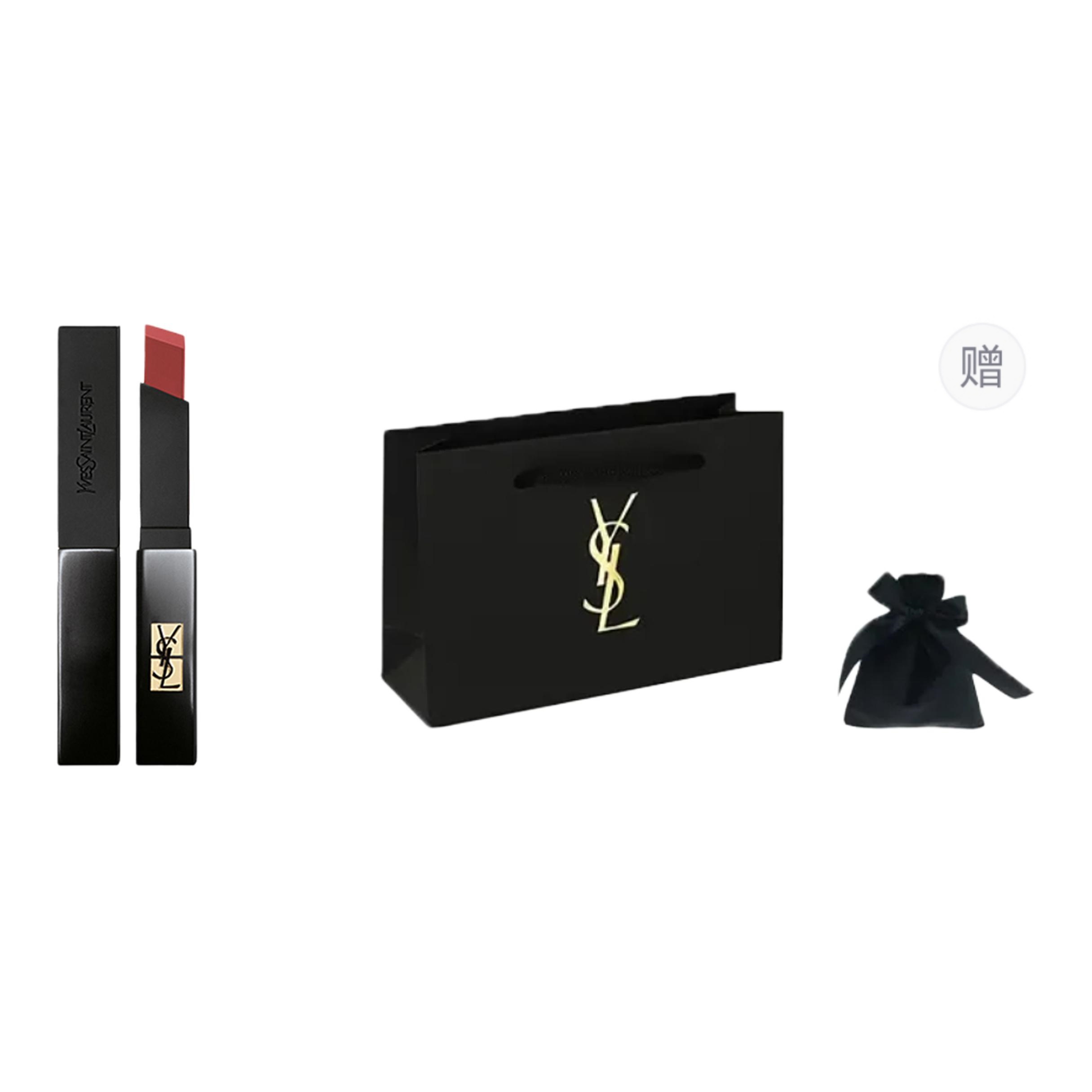 SAINT LAURENT Маленькая черная полоска маленькая золотая палочка тонкая туба помада шоппинг-сумка комплект в тон велюр стойкая матовая
SAINT LAURENT Маленькая черная полоска маленькая золотая палочка тонкая туба помада шоппинг-сумка комплект в тон велюр стойкая матовая