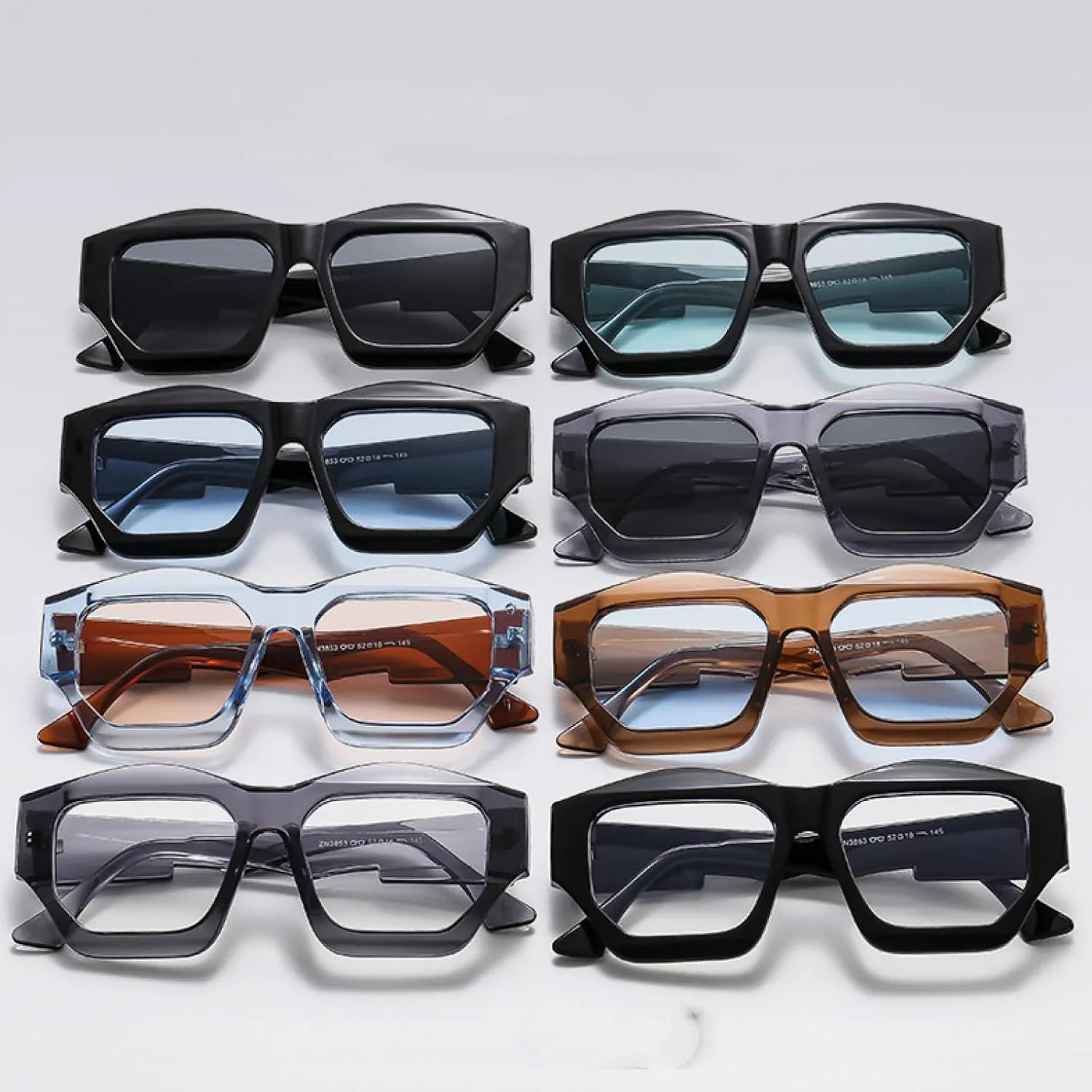 Винтажные солнцезащитные очки для женщин и мужчин, роскошные, с нестандартной оправой, многоугольные, модные, с защитой от УФ-излучения UV400 TKKTLLT, Tea Blue
Винтажные солнцезащитные очки для женщин и мужчин, роскошные, с нестандартной оправой, многоугольные, модные, с защитой от УФ-излучения UV400 TKKTLLT, Tea Blue