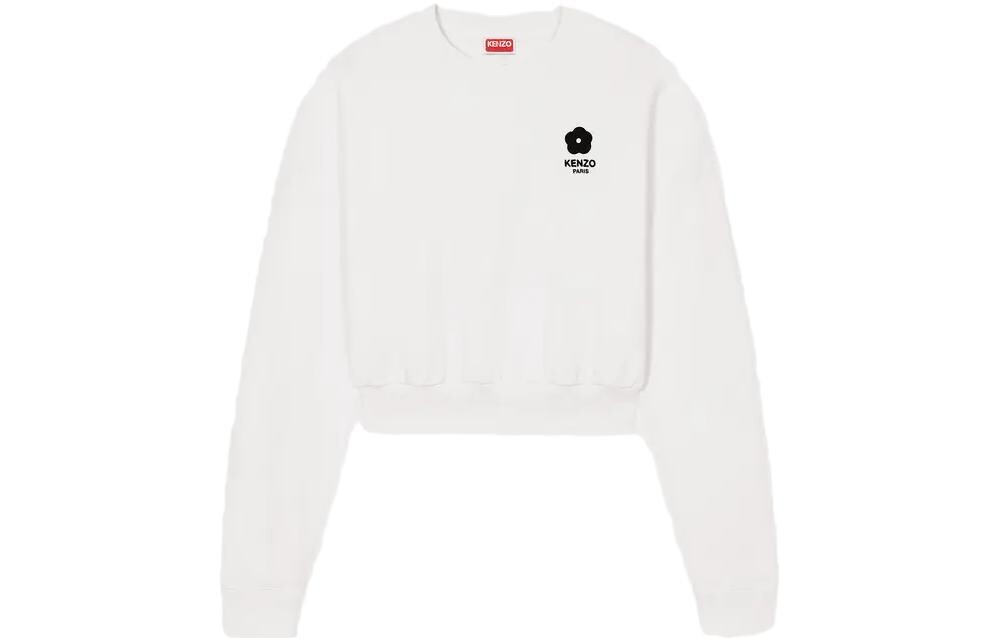 Толстовка женская Kenzo короткая, белый
Толстовка женская Kenzo короткая, белый