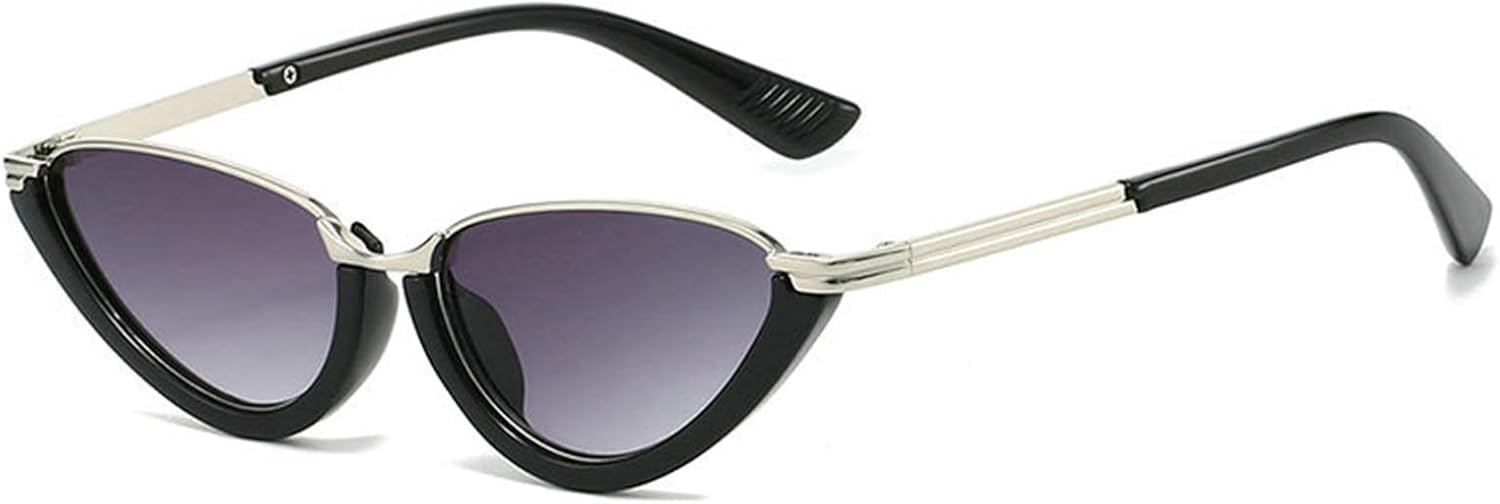 Винтажные солнцезащитные очки Helena в стиле 90-х, «кошачий глаз», градиентные, черные, для женщин, маленькие, модные, узкие, треугольные, панк, солнцезащитные очки UV400, C2
Винтажные солнцезащитные очки Helena в стиле 90-х, «кошачий глаз», градиентные, черные, для женщин, маленькие, модные, узкие, треугольные, панк, солнцезащитные очки UV400, C2