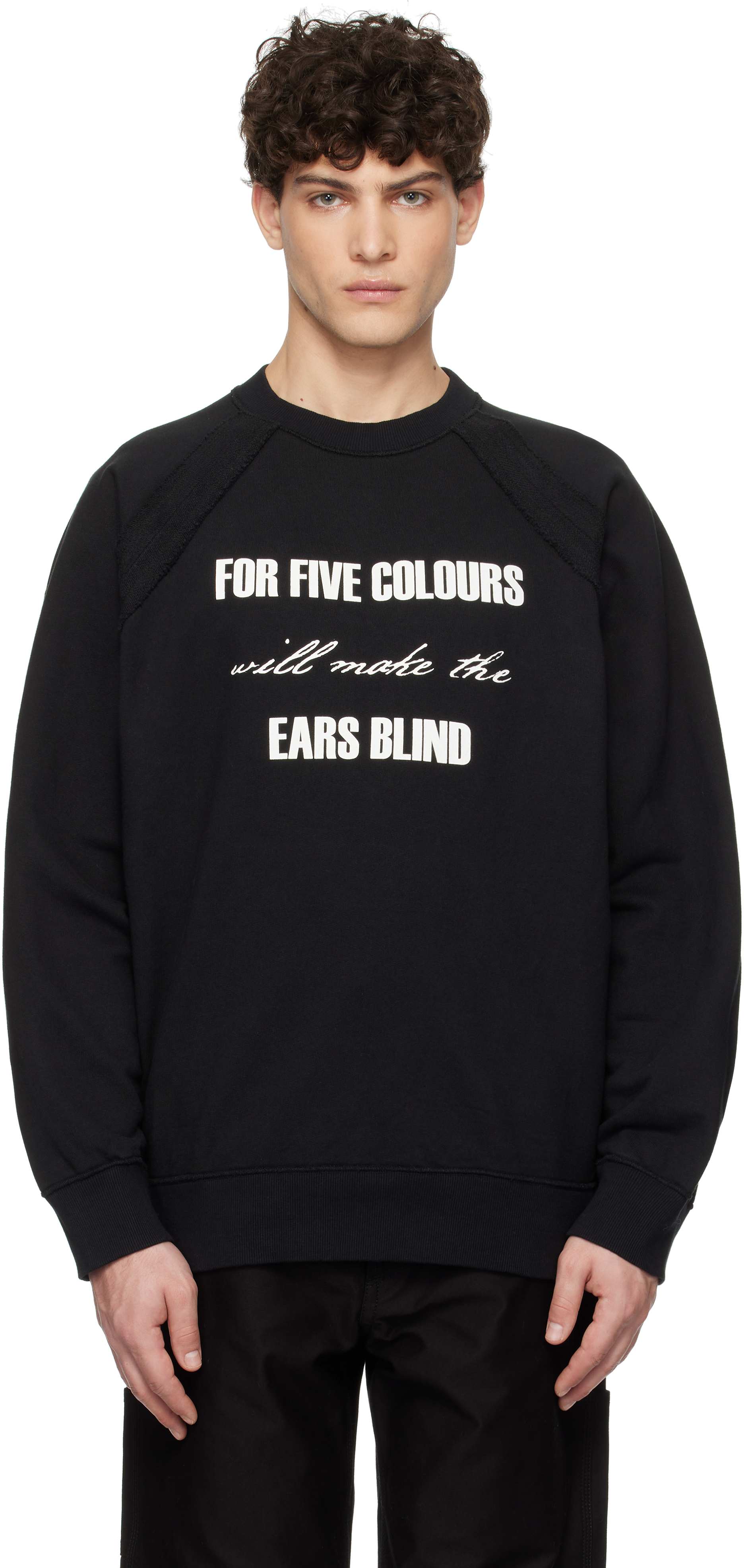 Толстовка из французского трикотажа UNDERCOVER, черный
Толстовка из французского трикотажа UNDERCOVER, черный