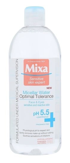 Мицеллярный флюид для женщин, 400 мл Mixa, Optimal Tolerance
Мицеллярный флюид для женщин, 400 мл Mixa, Optimal Tolerance