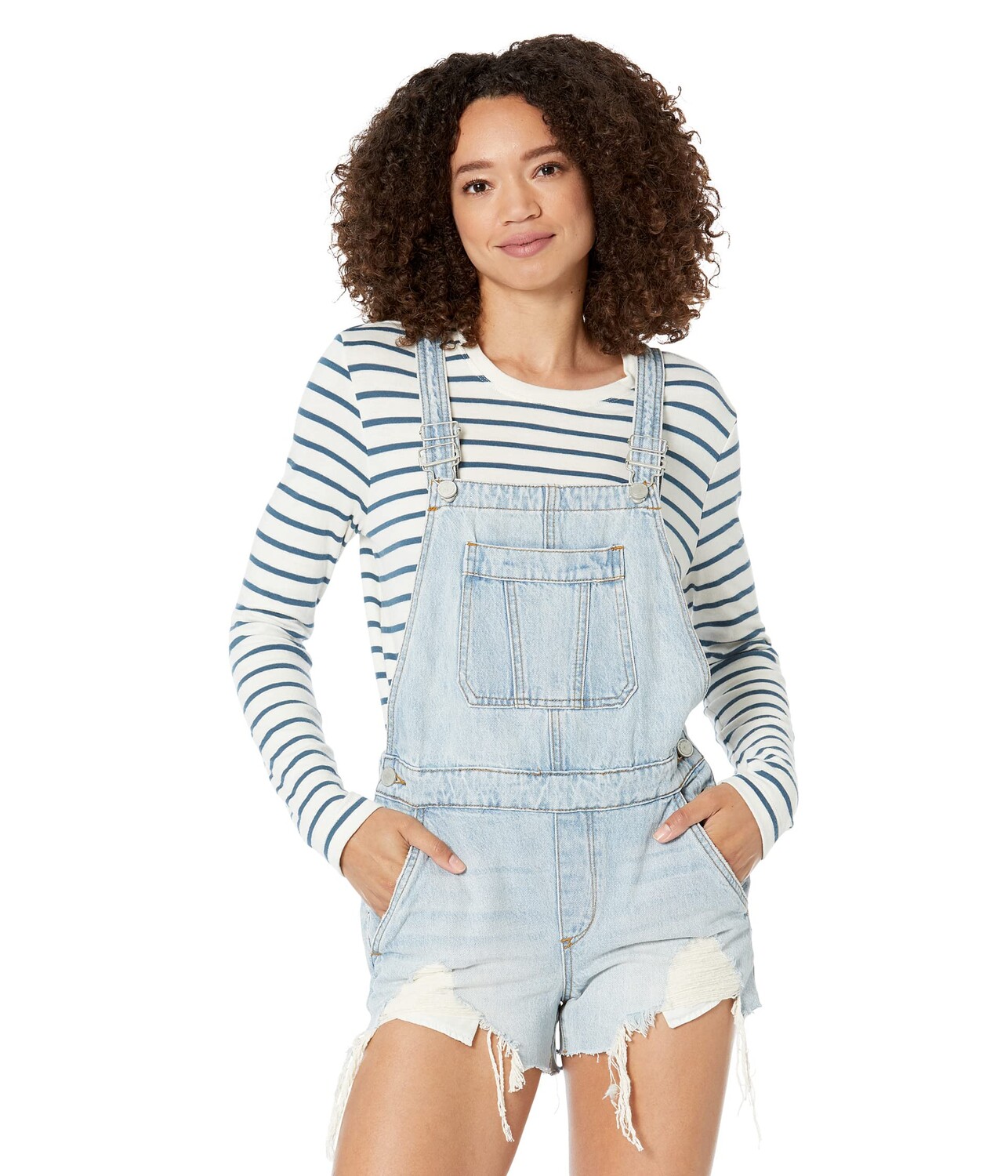 Шорты Blank NYC, Denim Shortalls with Destroyed Hem Finish in Mirror/Mirror
Шорты Blank NYC, Denim Shortalls with Destroyed Hem Finish in Mirror/Mirror