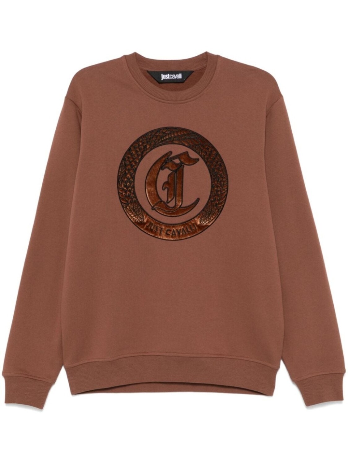 Толстовка с вышитым логотипом Just Cavalli, коричневый
Толстовка с вышитым логотипом Just Cavalli, коричневый