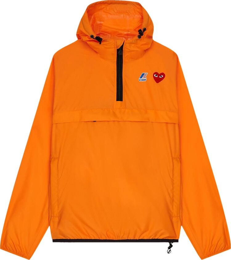 Куртка Comme des Garçons PLAY x K-Way Half-Zip Packable Jacket 'Orange', оранжевый
Куртка Comme des Garçons PLAY x K-Way Half-Zip Packable Jacket 'Orange', оранжевый