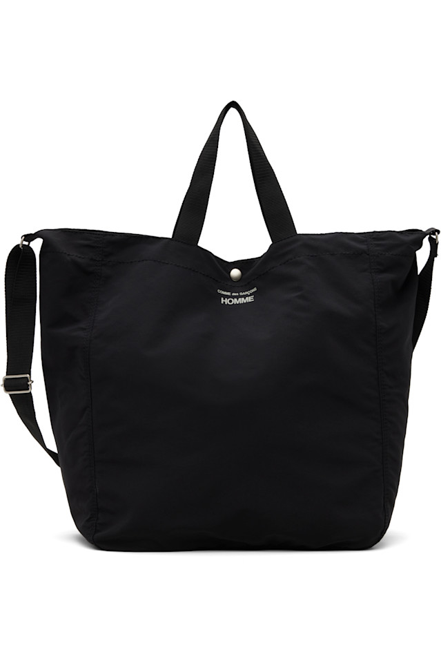 Хлопковая нейлоновая сумка-тоут из репсовой ткани Comme Des Garçons Homme, черный
Хлопковая нейлоновая сумка-тоут из репсовой ткани Comme Des Garçons Homme, черный