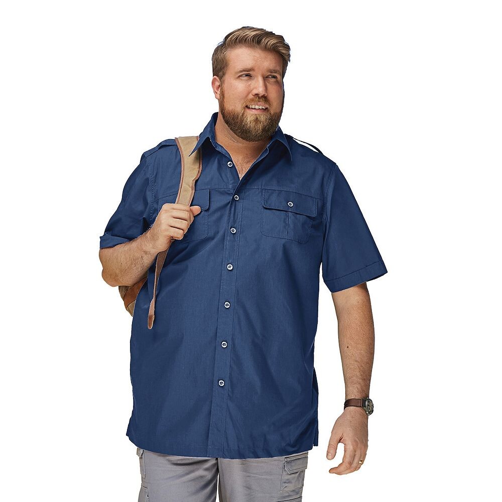 Мужская рубашка-пилот с короткими рукавами Boulder Creek By Kingsize Big & Tall, цвет Blue Indigo
Мужская рубашка-пилот с короткими рукавами Boulder Creek By Kingsize Big & Tall, цвет Blue Indigo