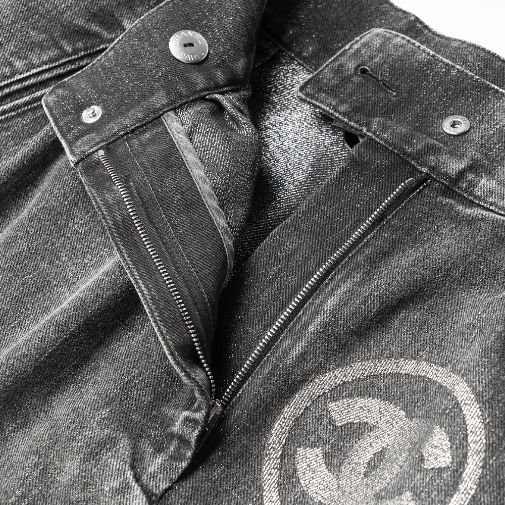 Юбка джинсовая женская Chanel, серый 
Юбка джинсовая женская Chanel, серый