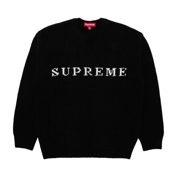 Свитер Supreme Contrast Logo Sweater, Black
Свитер Supreme Contrast Logo Sweater, Black