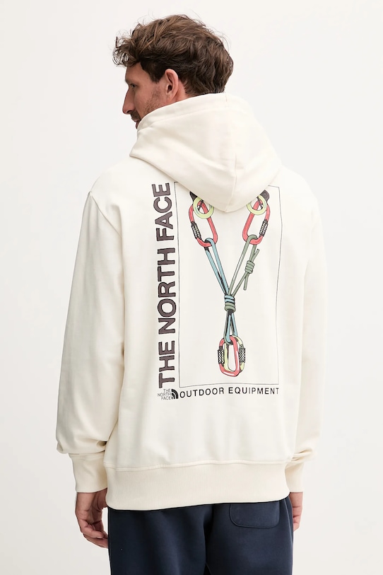 Хлопковая толстовка Explore Gear Relaxed The North Face, бежевый
Хлопковая толстовка Explore Gear Relaxed The North Face, бежевый