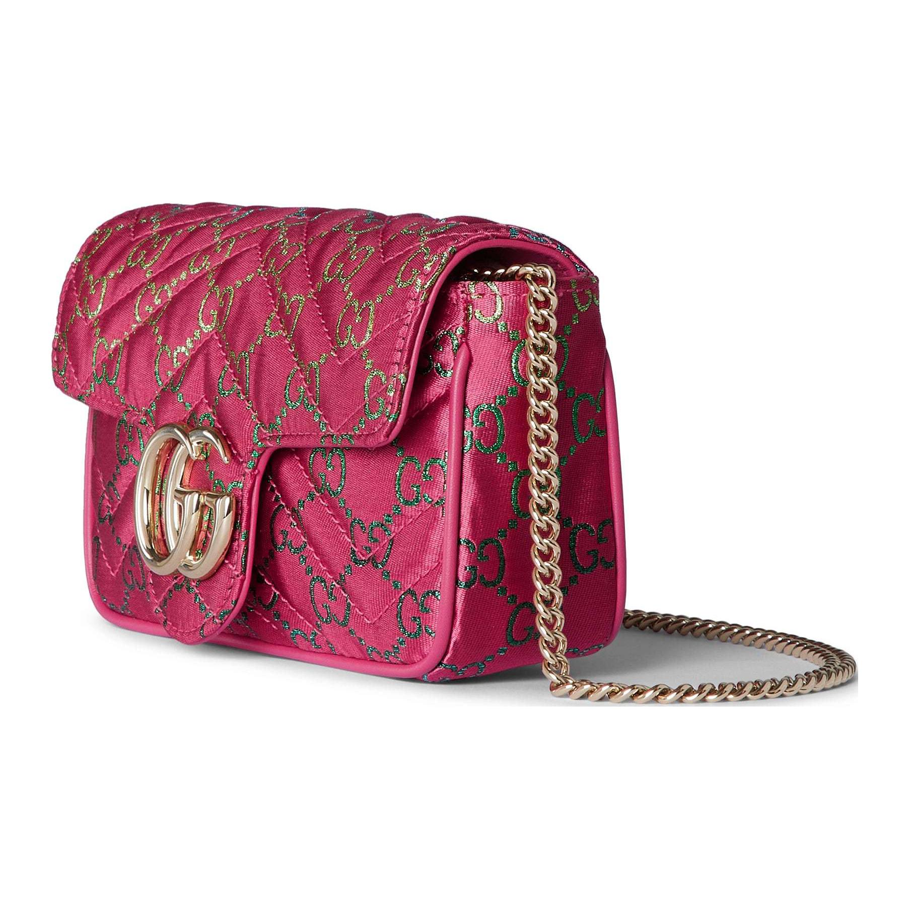 GUCCI Сумка через плечо GG Marmont Canvas Extra Mini женская розовая
GUCCI Сумка через плечо GG Marmont Canvas Extra Mini женская розовая