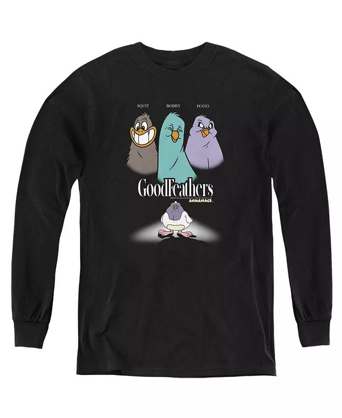 Толстовка Goodfeathers для мальчиков и девочек с длинным рукавом Animaniacs, черный
Толстовка Goodfeathers для мальчиков и девочек с длинным рукавом Animaniacs, черный