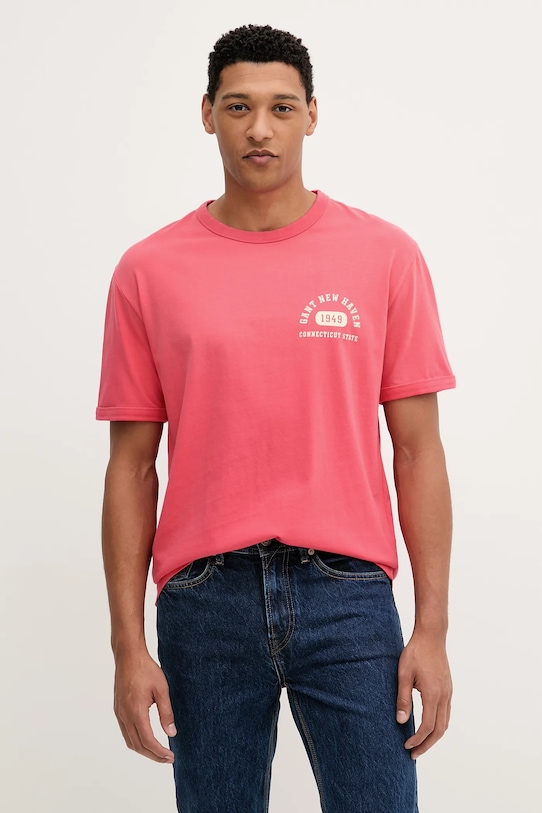 Хлопковая футболка Gant, розовый
Хлопковая футболка Gant, розовый